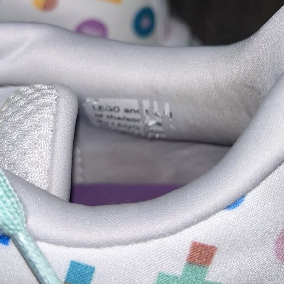 Adidas Youth US Size 4.5 Fortarun X Lego Dots Multicolor G57929 Sneaker Shoes - Picture 6 of 13